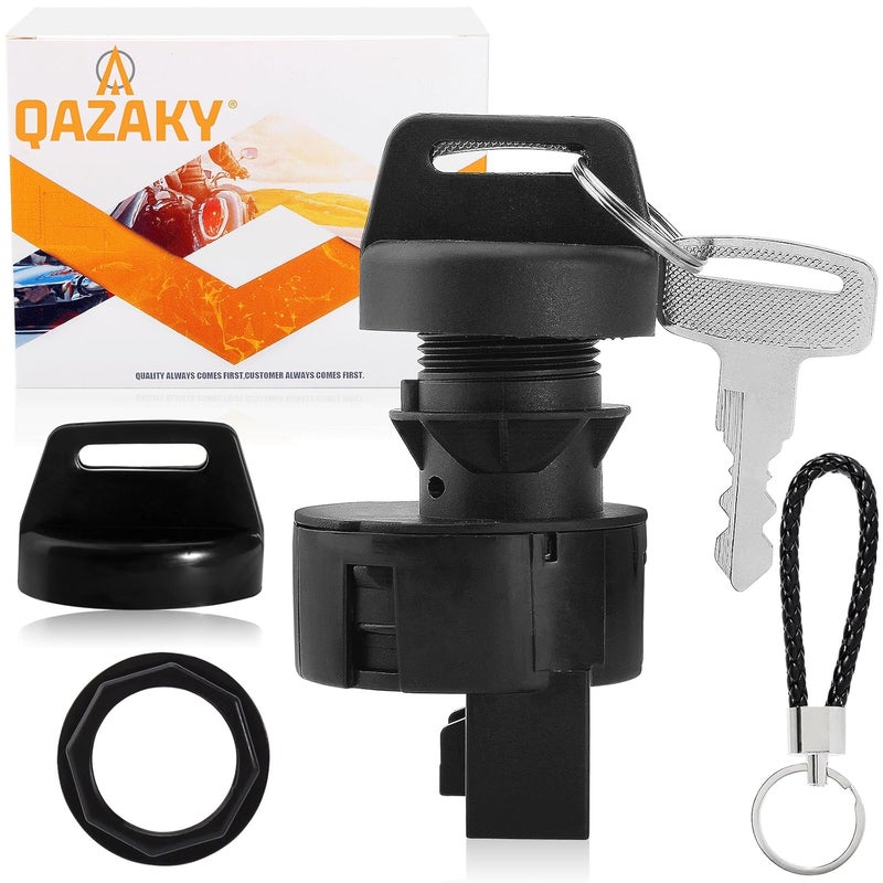QAZAKY Ignition Key Switch Compatible with Polaris Magnum 325 330 500 Trail Boss 325 330 Hawkeye 300 325 400 4012164 4012165 4011142 4011002 4010390 Sportsman Ranger RZR ATV UTV - Image 1
